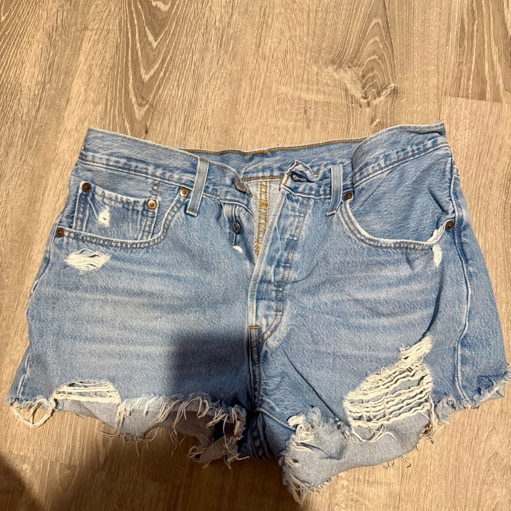 Levi's Blue Jean Shorts Casual Essential